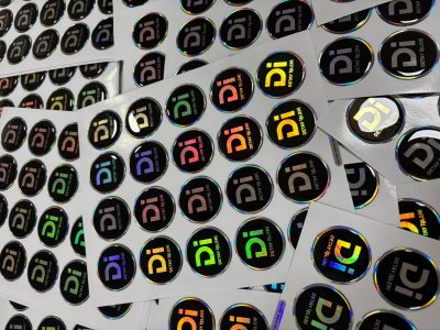 Yuvarlak Hologram Damla Etiket